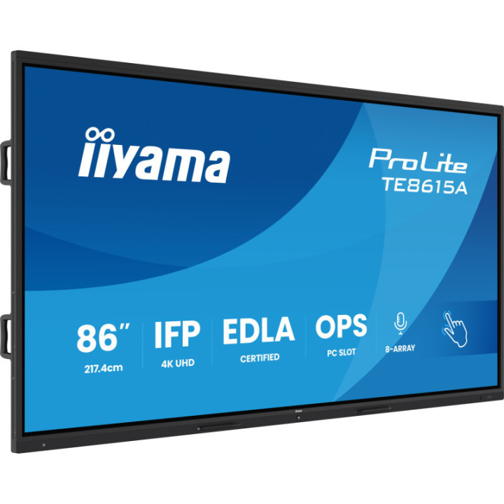 Iiyama 86" UHD IR 40p TE8615A-B1AG