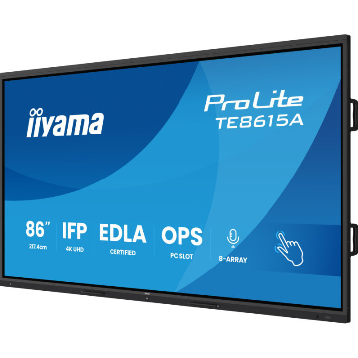 Iiyama 86" UHD IR 40p TE8615A-B1AG