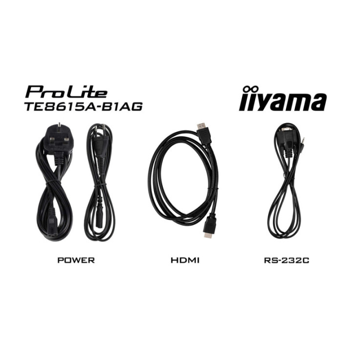Iiyama 86" UHD IR 40p TE8615A-B1AG