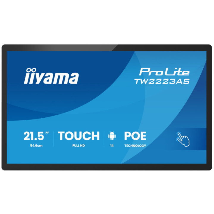 Iiyama 21,5" Android OS BLACK TW2223AS-B3P