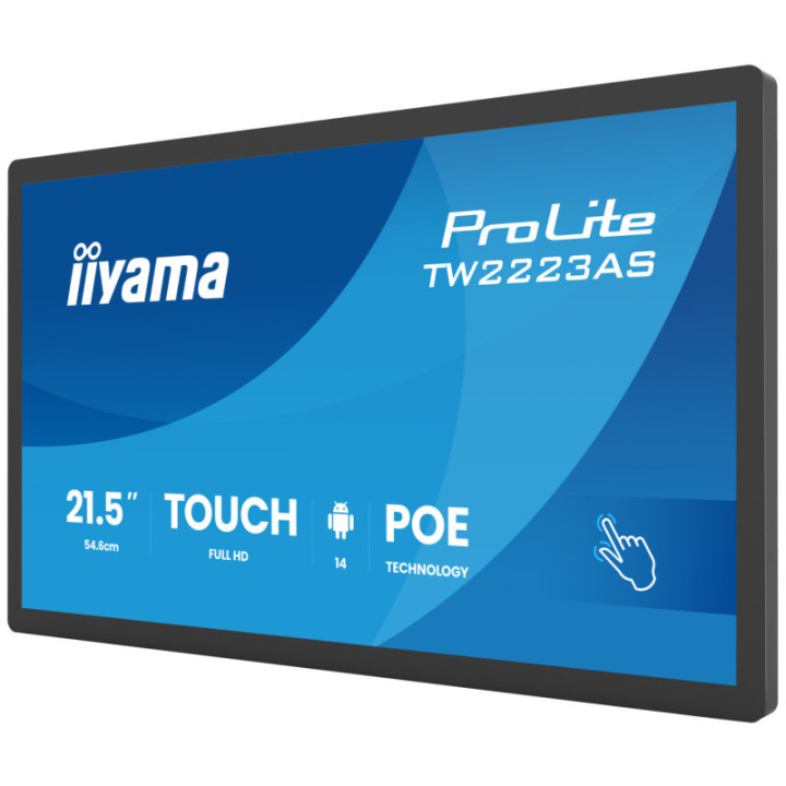 Iiyama 21,5" Android OS BLACK TW2223AS-B3P
