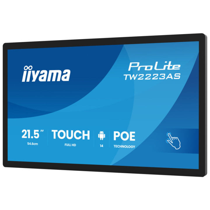 Iiyama 21,5" Android OS BLACK TW2223AS-B3P