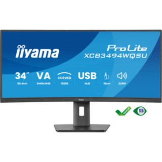 Iiyama 34" Prolite XCB3494WQSU-B1