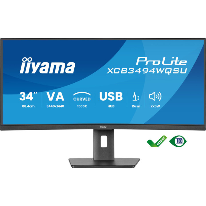 Iiyama 34" Prolite XCB3494WQSU-B1