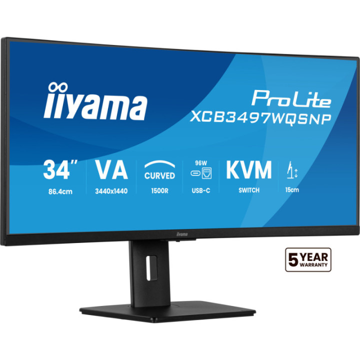 Iiyama 34" Prolite XCB3497WQSNP-B1