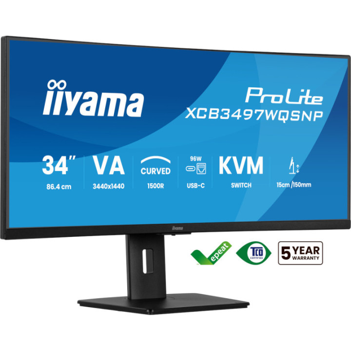 Iiyama 34" Prolite XCB3497WQSNP-B1