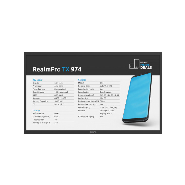 32" Philips ePaper 32BDL5150I/00