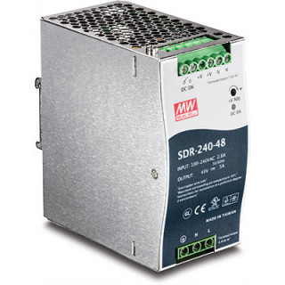 DIN Rail 48V 240W Power Supply for TI-PG80