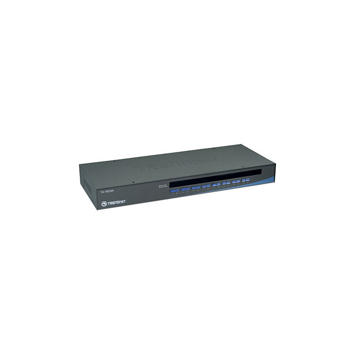 16-Port USB/PS/2 Rack Mount KVM Switch