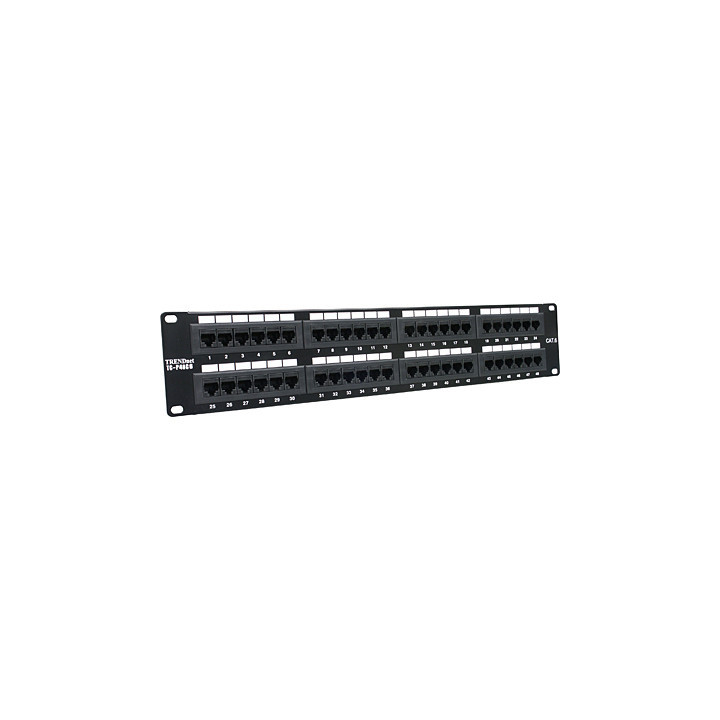 48-port Cat6 Unshielded Patch Panel