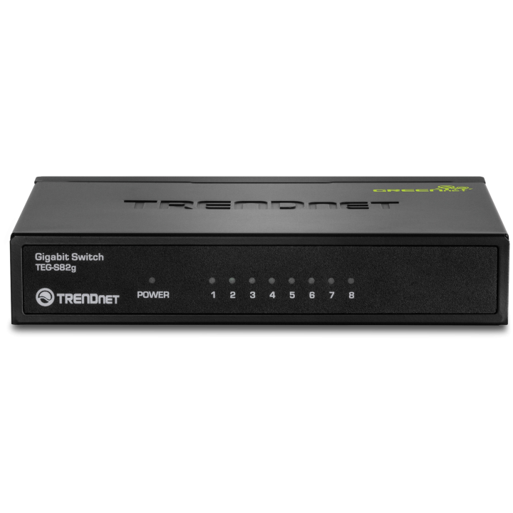 TRENDNET 8-Port Gigabit GREENnet Switch /w metal c