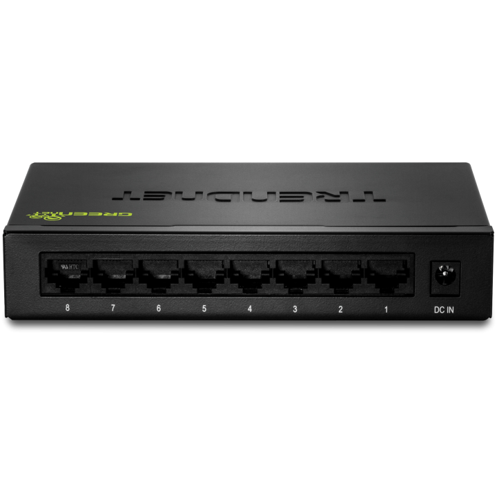 TRENDNET 8-Port Gigabit GREENnet Switch /w metal c