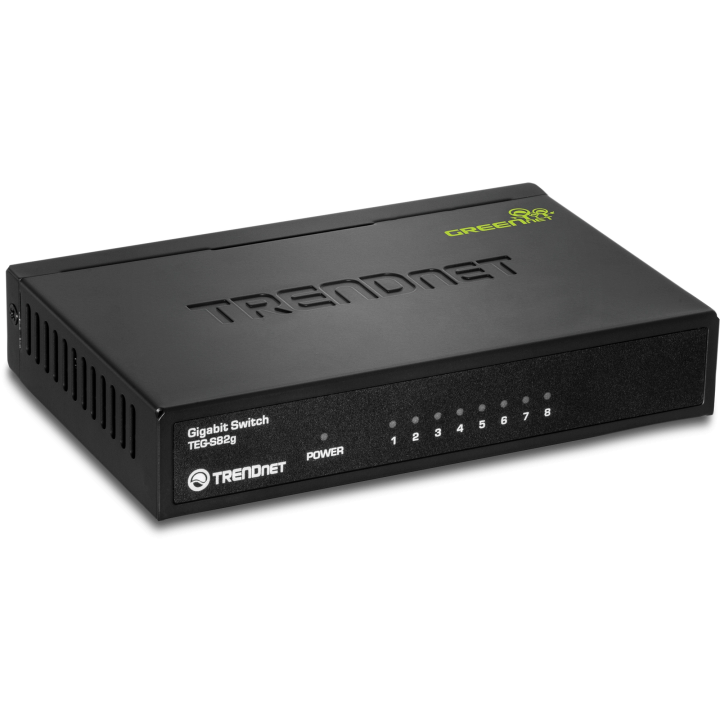 TRENDNET 8-Port Gigabit GREENnet Switch /w metal c