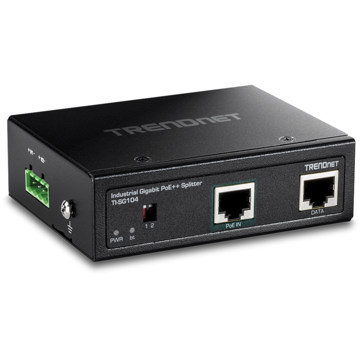 TI-SG104 INDUSTRIAL GB UPOE SPLITTER    DLAN .