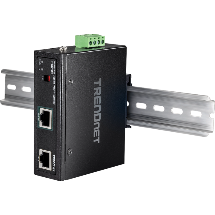 TI-SG104 INDUSTRIAL GB UPOE SPLITTER    DLAN .