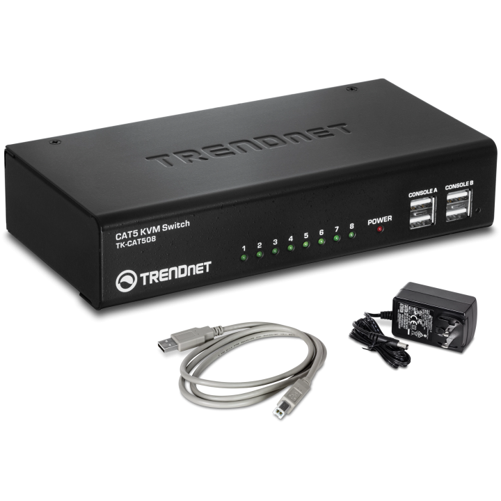 TK-CAT508 8-PORT CAT5 KVM SWITCH         CPNT IN