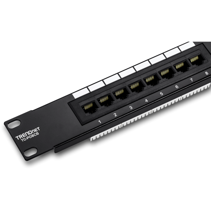TC-P08C6 8-PORT CAT.6 UNSHIELDED        ACCS PATCH